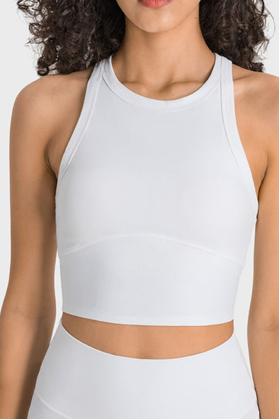 Kurzes Sport-Tanktop mit Racerback